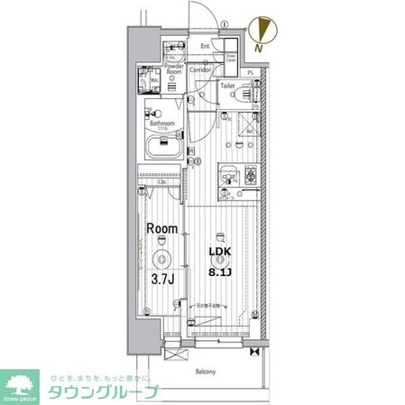 メイクスデザイン名駅南の物件間取画像